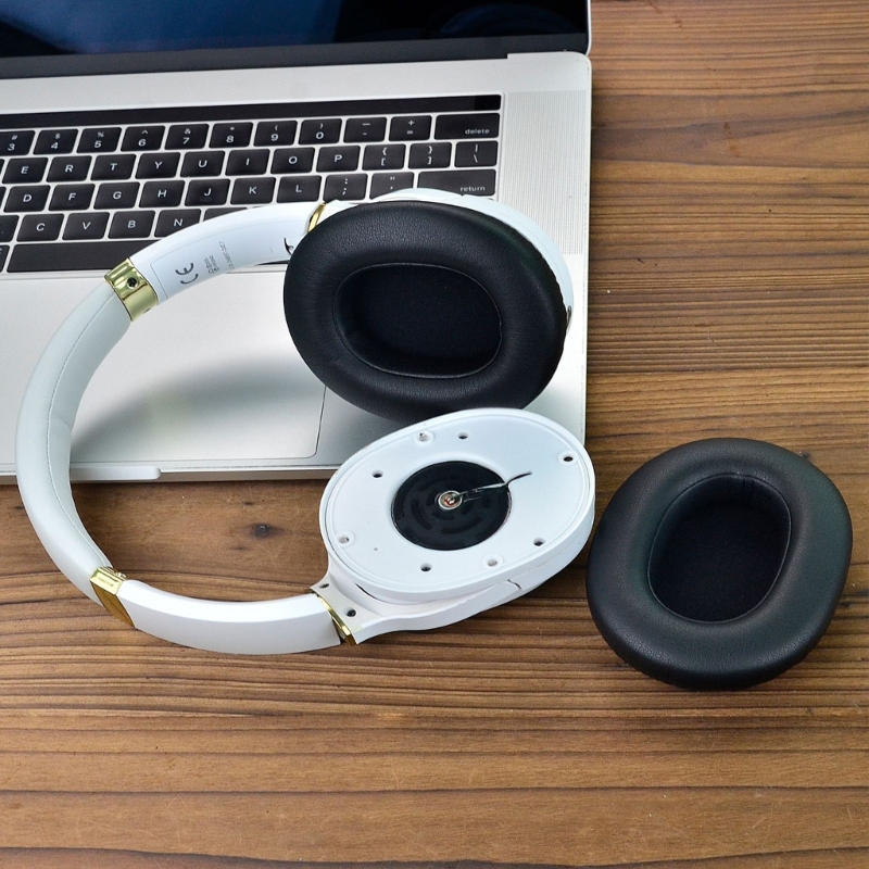 Headset Leather Ear Pads Noise Cancelling Ear Cushions for COWIN SE7/SE7 PRO Headset Memory Sponge Earcups Earpads