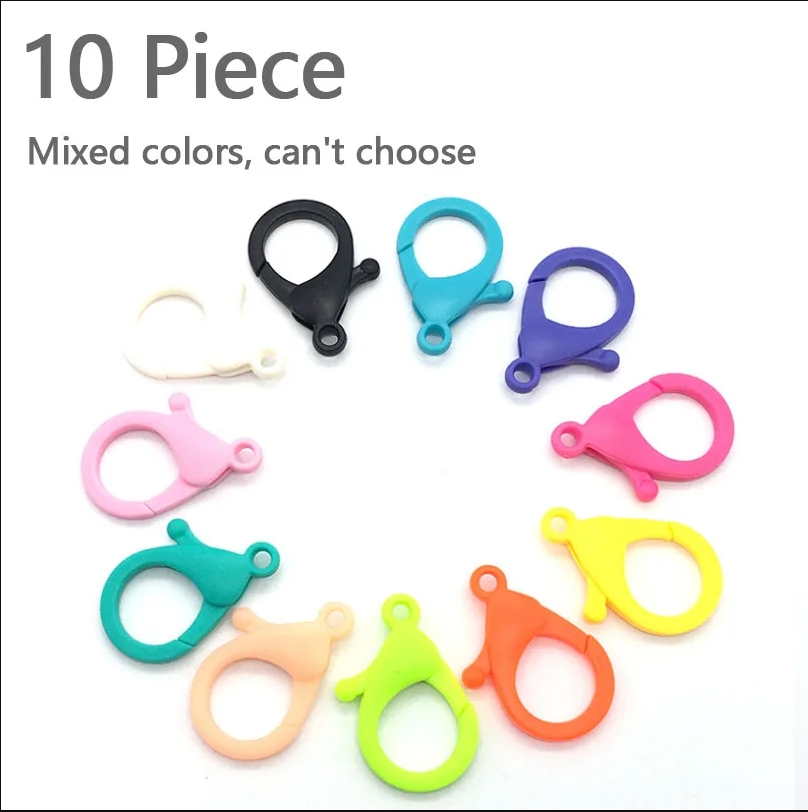 Hama cuentas accesorios cadenas pulsera collar tarjeta emisor broche anillo broche llavero cadenas a granel para DIY fusible joyería Makin: Rojo