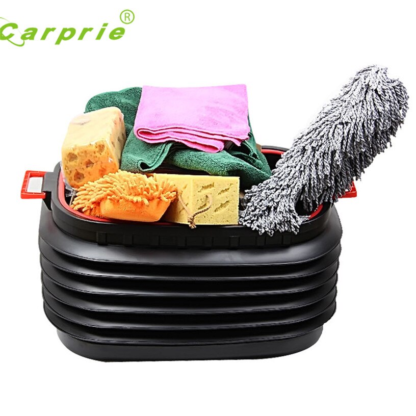 18L Car Trunk Foldable Rubbish Container Portable Plastic Water Barrel Organizer Box Jul 28