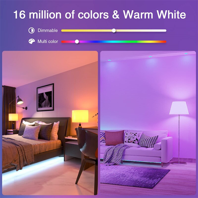 Tuya smart lyspære 15w zigbee 3.0 wifi  e27 fargerik rgbcw dimbar 85-265v smart home led lampe kompatibel alexa google home