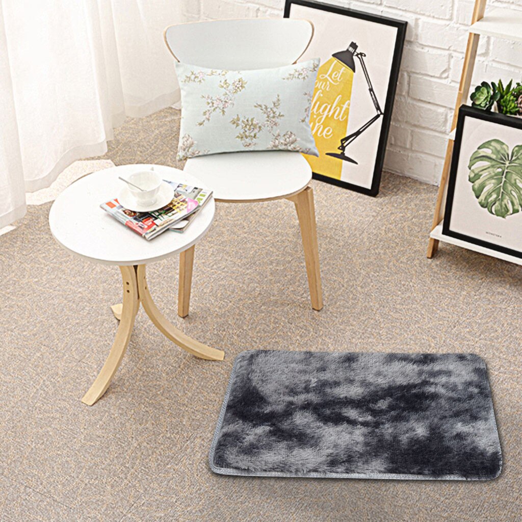 40*60cm Bath Mat Bathroom Carpet Rug Ultra Soft Shaggy Plush Bathroom Mat kitchen Door Floor tapis de bain Carpet Decor