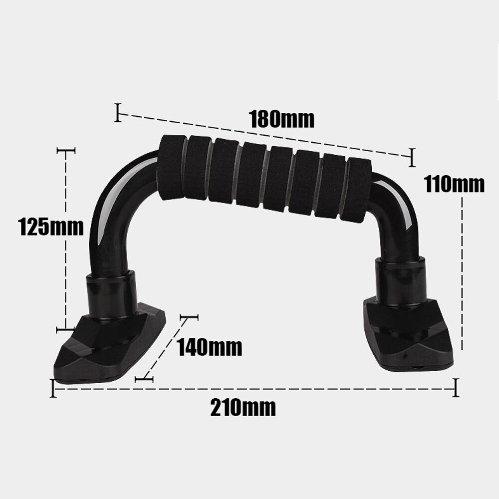 2 uds soportes Push Up soporte para flexiones en forma de I Ejercicio músculos del brazo con equipo de gimnasio en casa Push-up marco cargadores entrenador de pecho