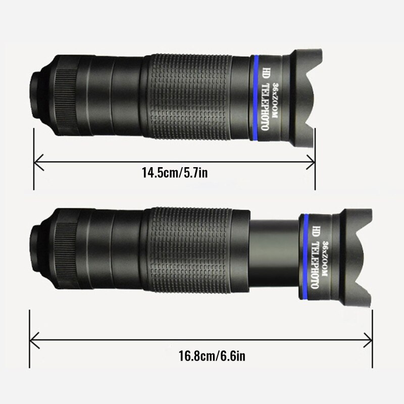 36X Telefon Teleobjektiv hoch-Energie-hoch-Definition-Teleskop Fokussierung Objektiv D5QC