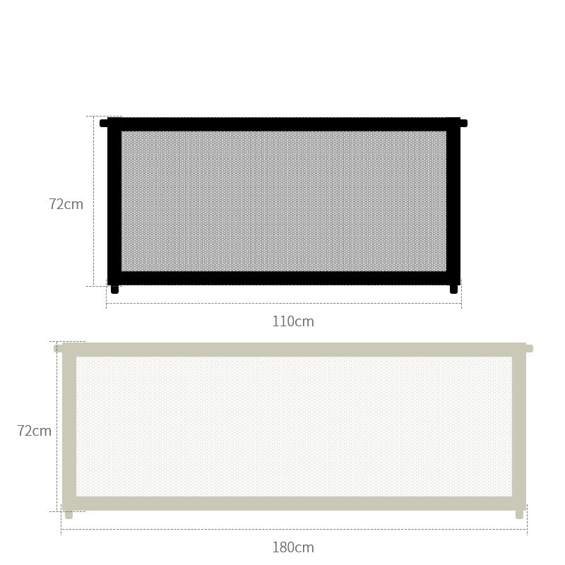 Hek voor huisdieren om te voorkomen dat honden de slaapkamer binnenkomen om honden te bewaken