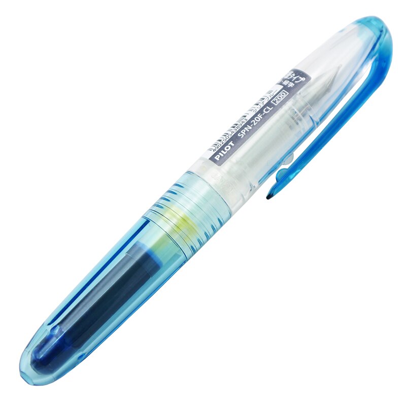 Kawaii pilotpenna spn -20 mini reservoarpenna fin spets 0.3mm genomskinlig färgglad bläck student skrivartillbehör barn wrting