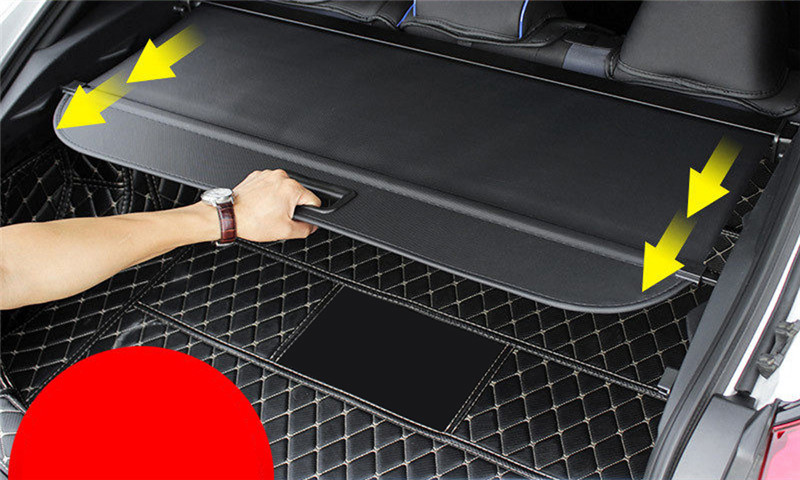 Voor Toyota C-HR Chr Black Suv Intrekbare Boot Kofferbak Bagage Security Shield Cargo Cover Accessoires