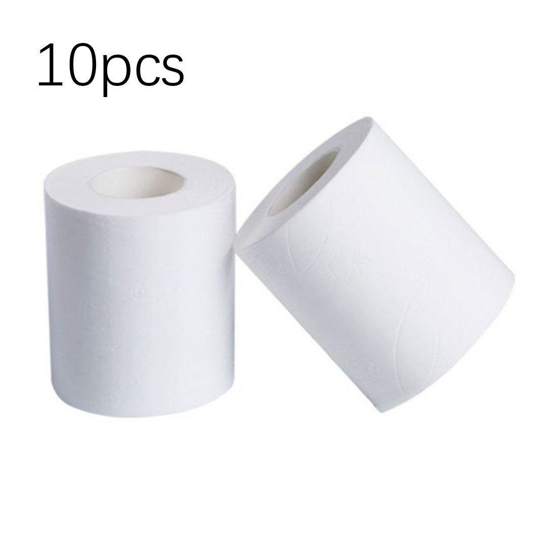 6/8/10/12 Rolls Home Kitchen Toilet Roll Paper Tissue Smooth Soft Toilet Paper Car Accessories Interior Car Paper Towels: 10pcs