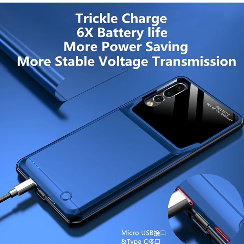 Power Bank Charging Back Cover For Galaxy S8 Plus S9 Plus Battery Case Shockproof Battery Charger Case For Samsung Galaxy S8 S9