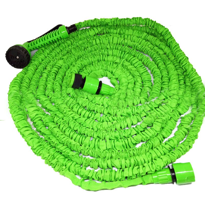 50ft-100ft tuinslangen uitbreidbaar magische flexibele waterslang eu-slang plastic slangen buis met spuitpistool voor het besproeien van de autowasstraat: 100ft / Groente