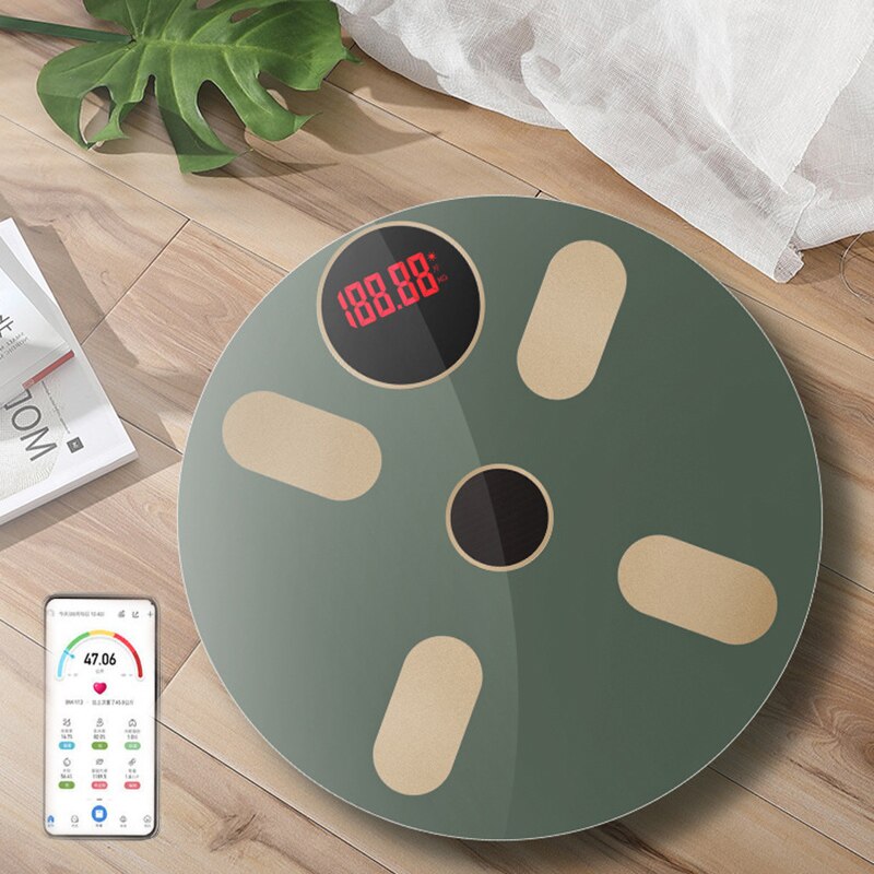 Bathroom Scale Smart LED Display Digital Scale Body Weight BMI Bluetooth Scales Floor Body Weight 3 Color