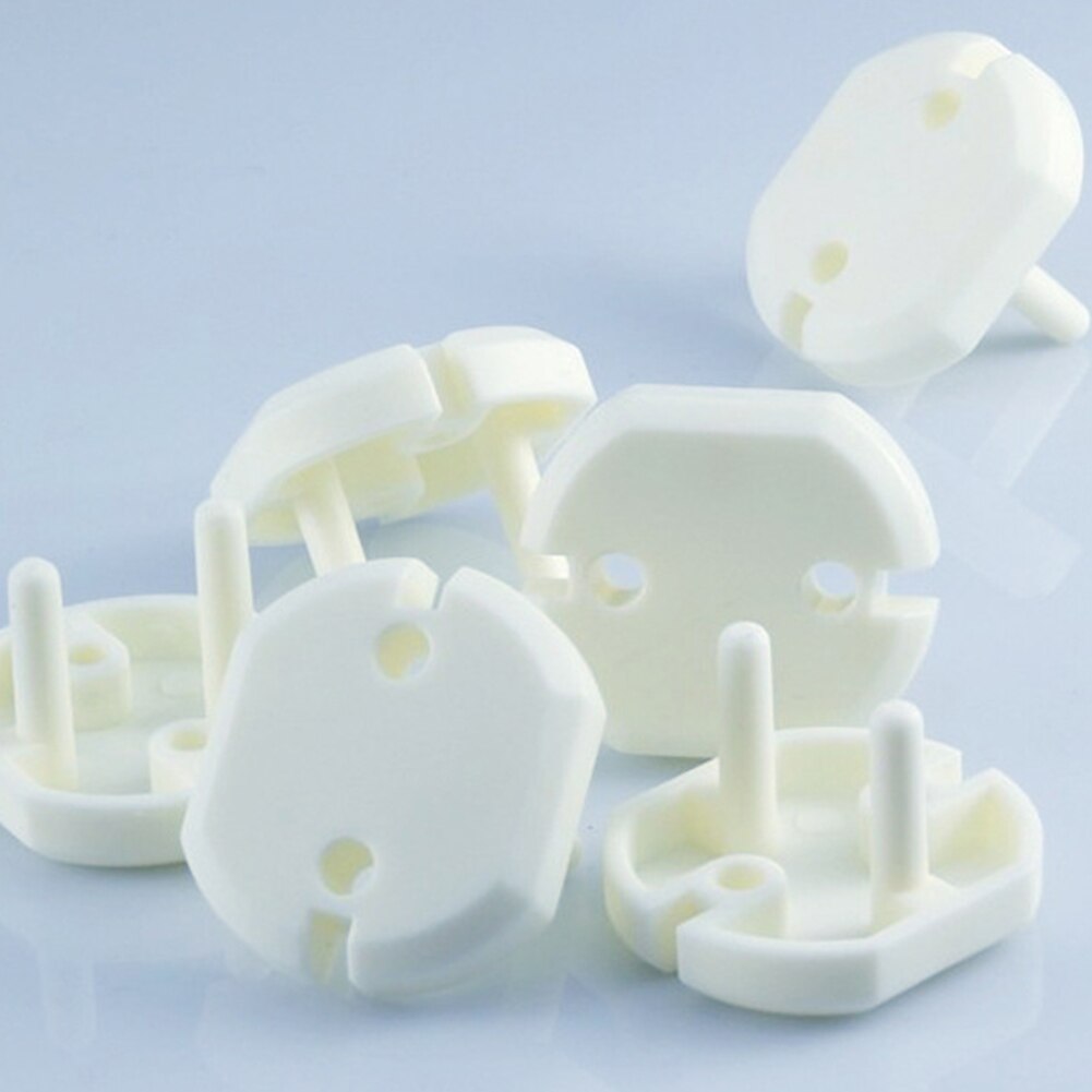 10pcs protezione domestica 2 spina durevole sicurezza del bambino facile da installare pratico ufficio Anti-Shock elettrico copertura presa elettrica