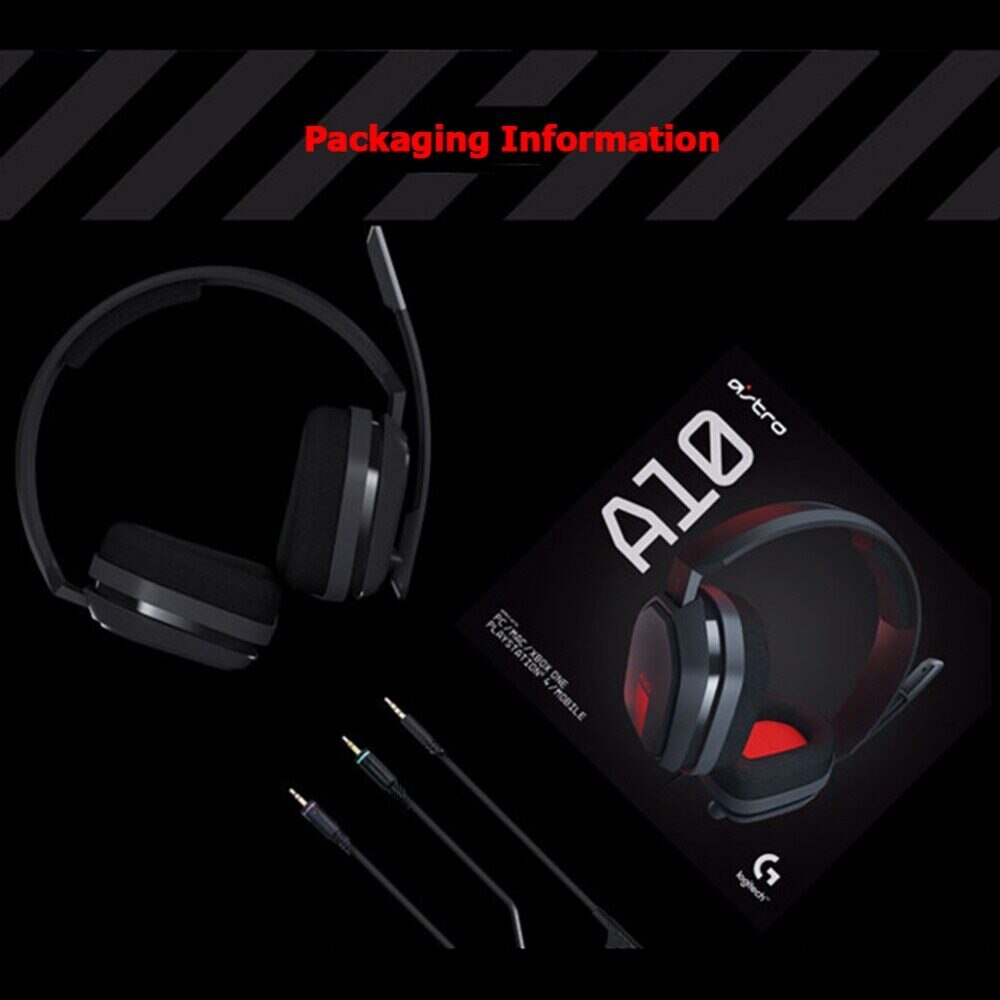 Original Logitech Astro A10 Headphone Gaming ESports With microphone recommended computer game headset For PS4 PC headset