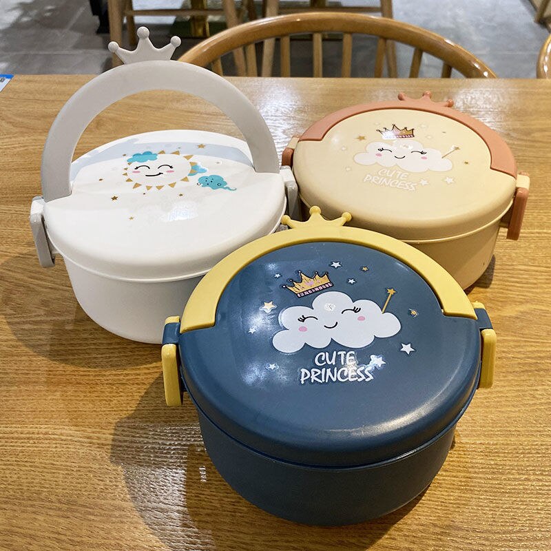 304 Stainless Steel Insulated Lunch Box Portable Korean Student Office Worker Men Women Lunch Box Large Capacity Lunch Bucket