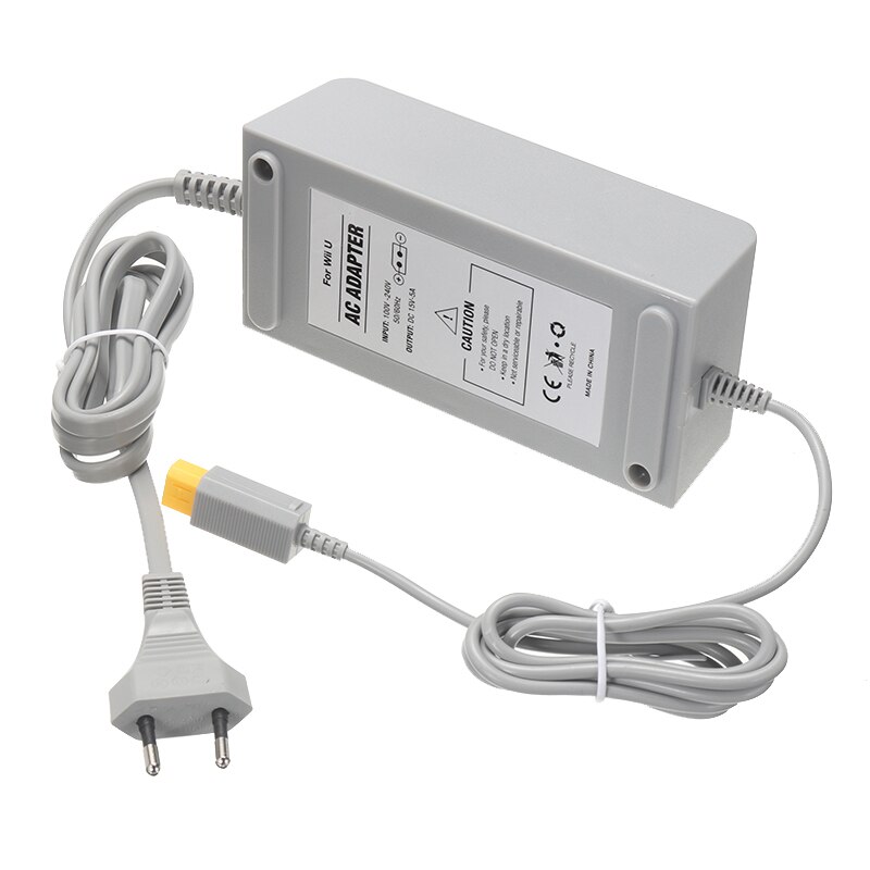 DC 15V/5A Power Adapter for Nintendo Wii U Console Games Replace Charger Cable Accessories 75W EU Plug Power Adapter Supply