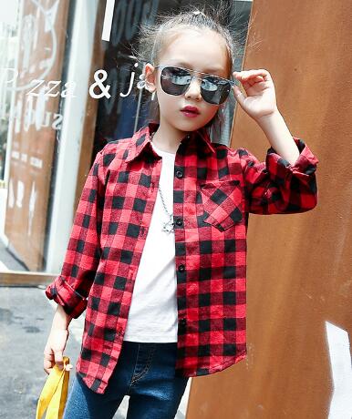 Camisa escolar de manga larga para adolescentes, blusa a cuadros de otoño, Top para niñas, ropa para niños de 5, 6, 7, 8, 9, 10, 11 y 12 años: 5 años