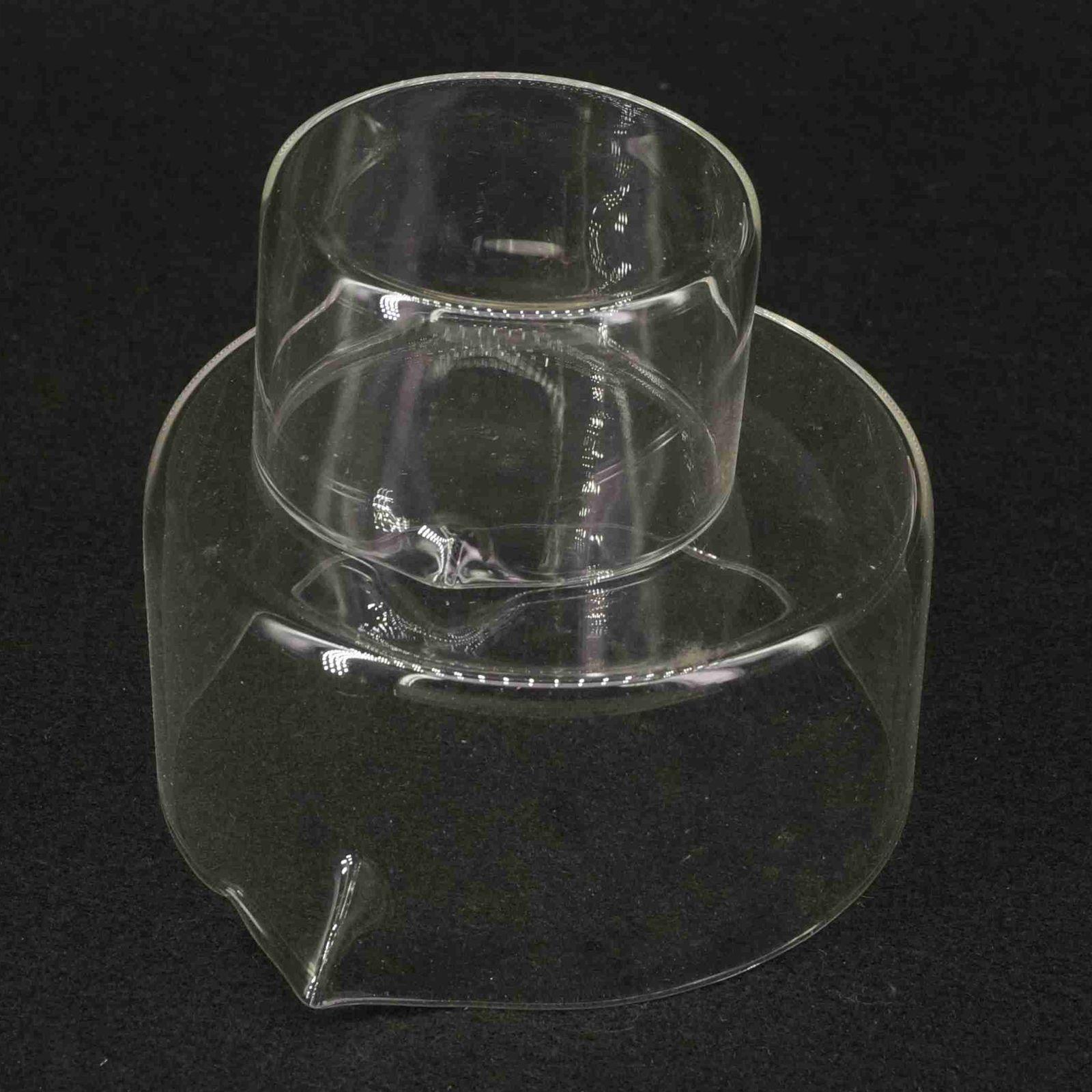 Platos de cristal para laboratorio, 60/90/100/125mm, O.D, con caño, experimento de cristalización