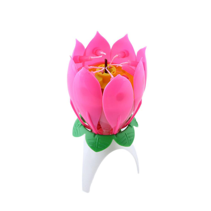 Freude Singen Musik Geburtstag Kerze Mono Lotus Kerze Blüte Musik Kerze Bougie de musique BDF99: Ursprünglich Titel