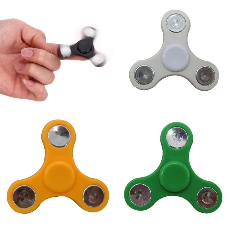 Plastic Hand Spinner voor Autisme en ADHD Vinger Tri-Spinner Fidget Speelgoed