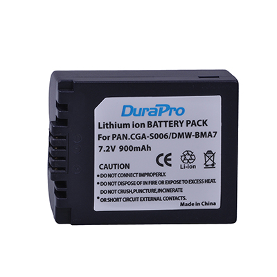 1pc DMW-BMA7 CGA-S006 900mAh Li-ion Battery + LCD USB Charger For Panasonic Lumix DMC FZ7 FZ8 FZ18 FZ28 FZ30 FZ35 FZ38 Camera: 1 Battery