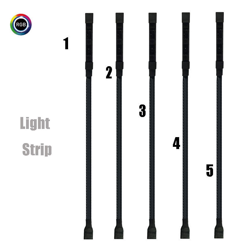 Tietokoneen sisäinen keskusyksikkö  c104 m 11 tee-se-itse 12v led-minivärivalonauha aura rgb -tuki välittää useita väriohjaimia
