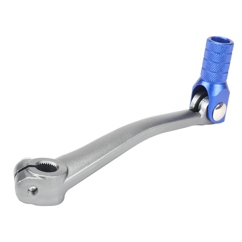 Nuevas piezas CNC de motocicleta, palanca de cambio de marchas plegable de aleación de aluminio apta para motocicleta ATV Dirt Pit Bikes, palanca de cambio de marchas CNC-125: Negro