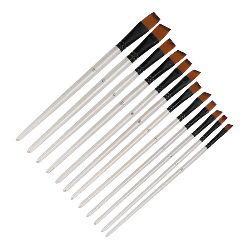 Kleine Kwast Flexibele Verf Borstel Set Voor Gouache Voor Aquarel Voor Olieverf