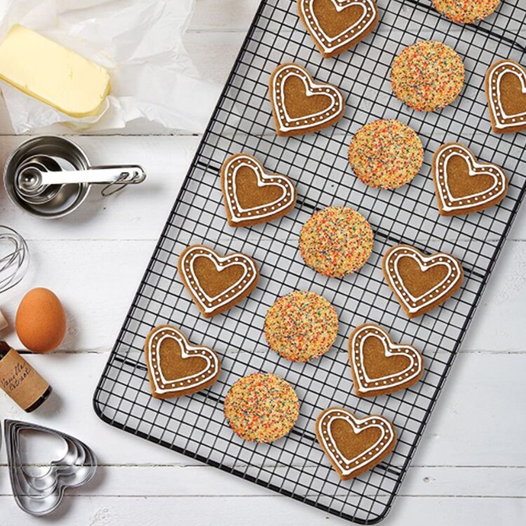 Stainless Steel Foldable 1/3 Tier Bakery Baking Cookies Making Desserts Cake Cooling Racks