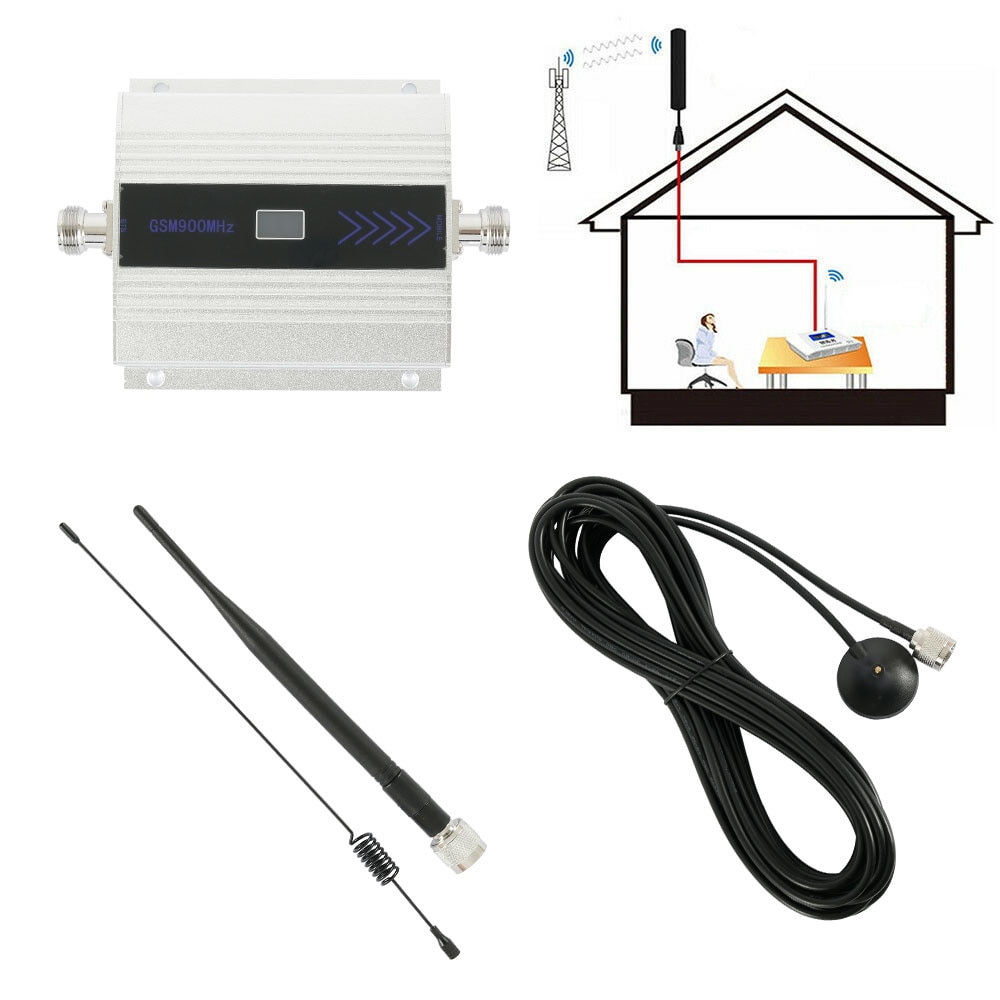 Legering LCD GSM 900 MHz Mobiele Mobiele Telefoon Signaal Repeater Versterker Cellular Repeater Apparaat Signaal Booster