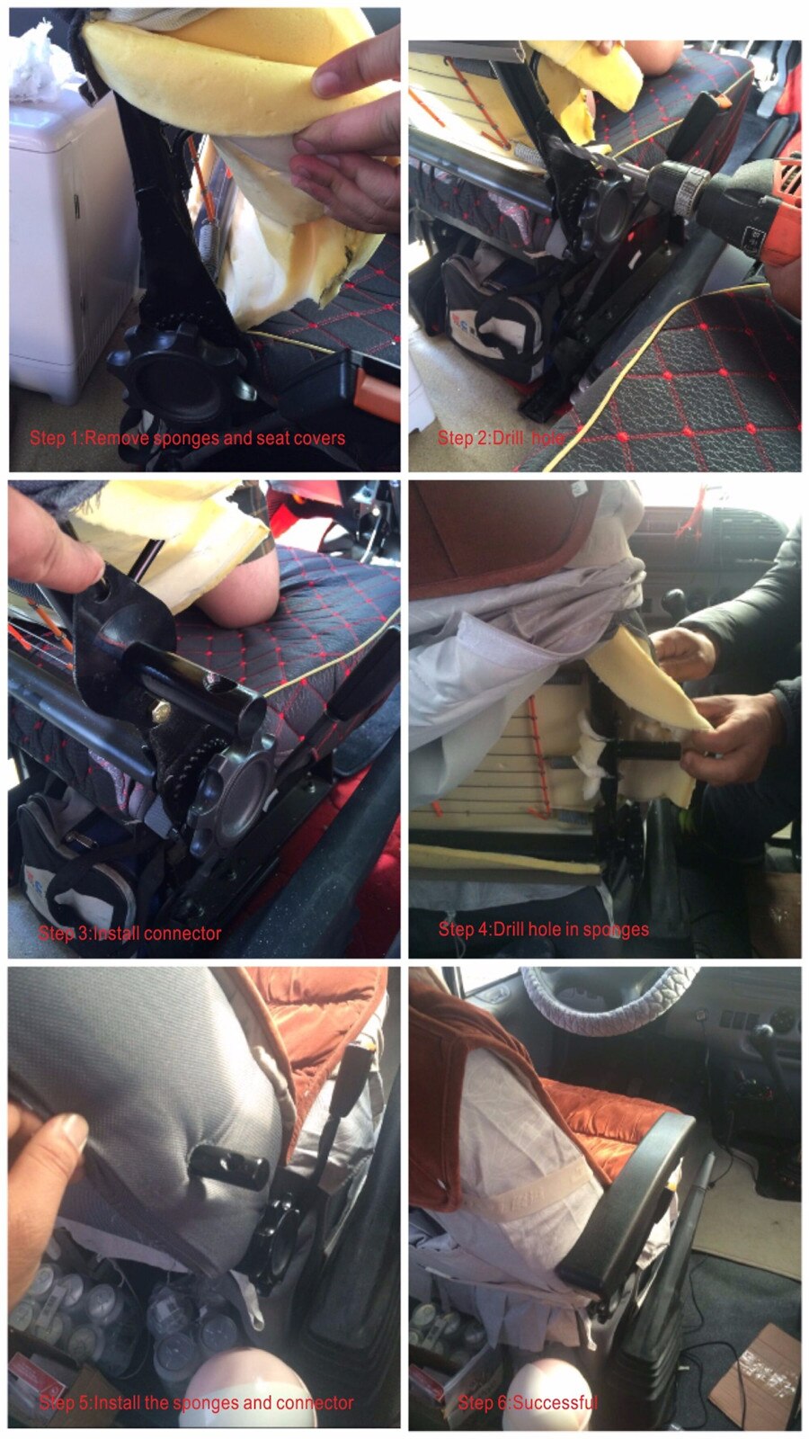 Lewy uniwersalny samochód ciężarowy regulowany podłokietnik konsola środkowa wygodny