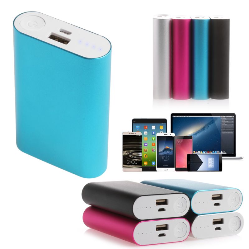 Aluminum 5V 2A Power Bank Case Kit 3X 18650 Battery Charger Box for Cell Phone