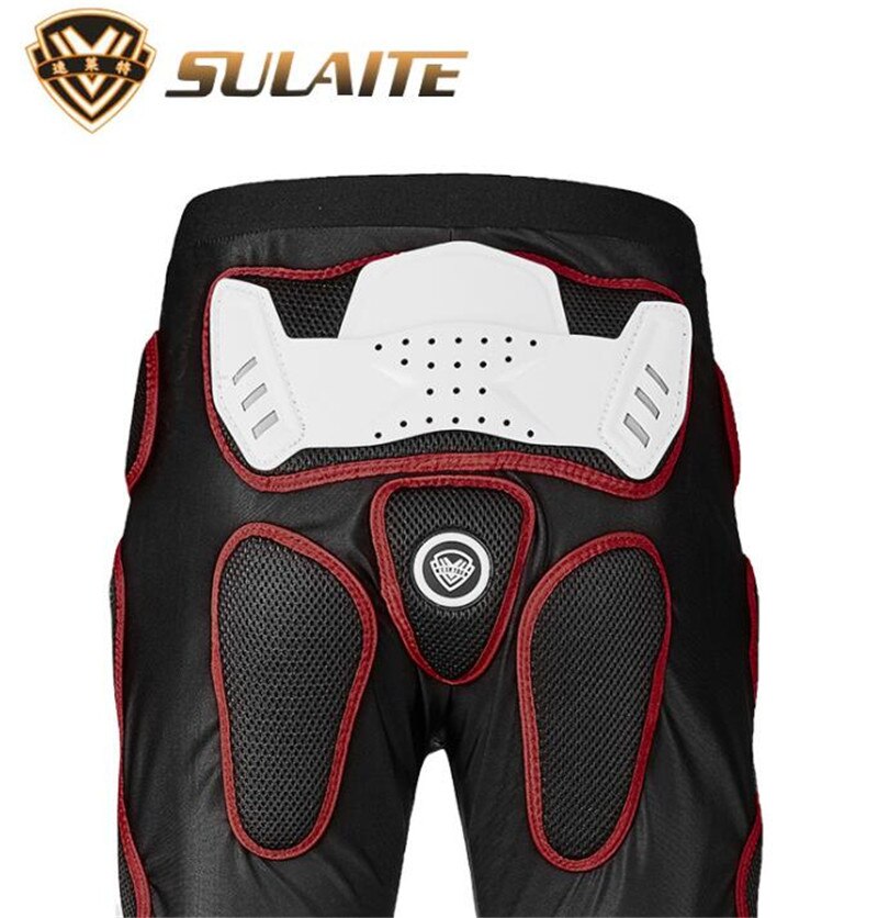 SULAITE spodnie motocyklowe długie zbroje motocyklowe spodnie motocrossowe łyżwiarstwo kolarstwo sprzęt ochronny Motocross Hip Protector