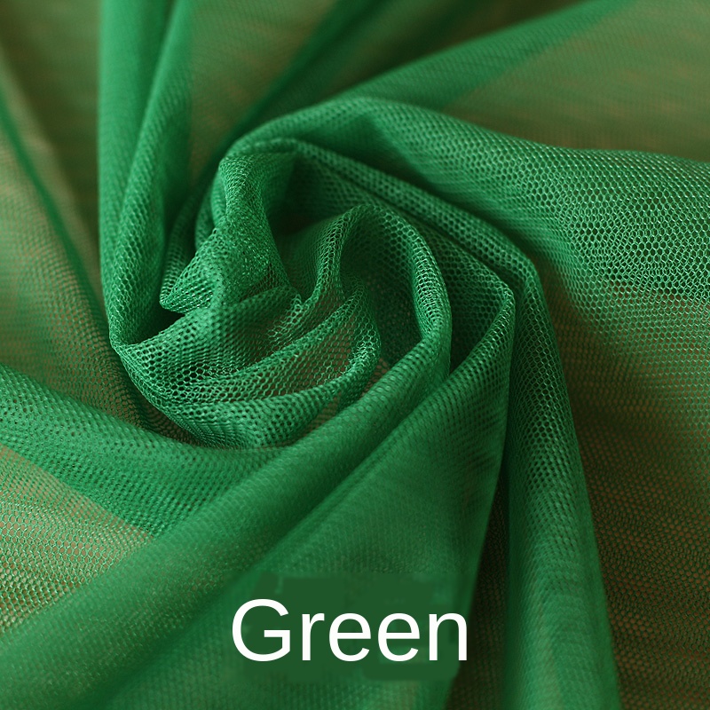 Verschlüsselung Weiche Blick Tuch Moskito Netze Kleid Material Sommer Kleidung Gittergewebe Spitze Stoff: Grün