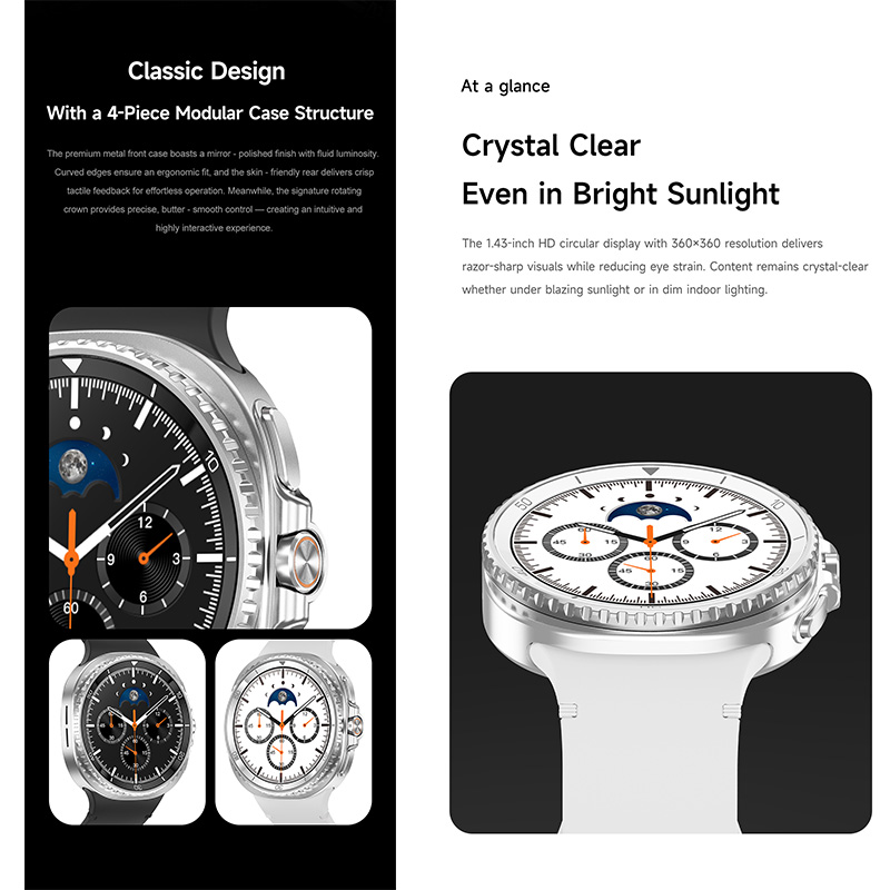 2025 relógio 8 relógio inteligente masculino mostrador rotativo 1.43amoled 3atm à prova dwaterproof água bluetooth chamada nfc monitoramento do sono freqüência cardíaca relógio inteligente