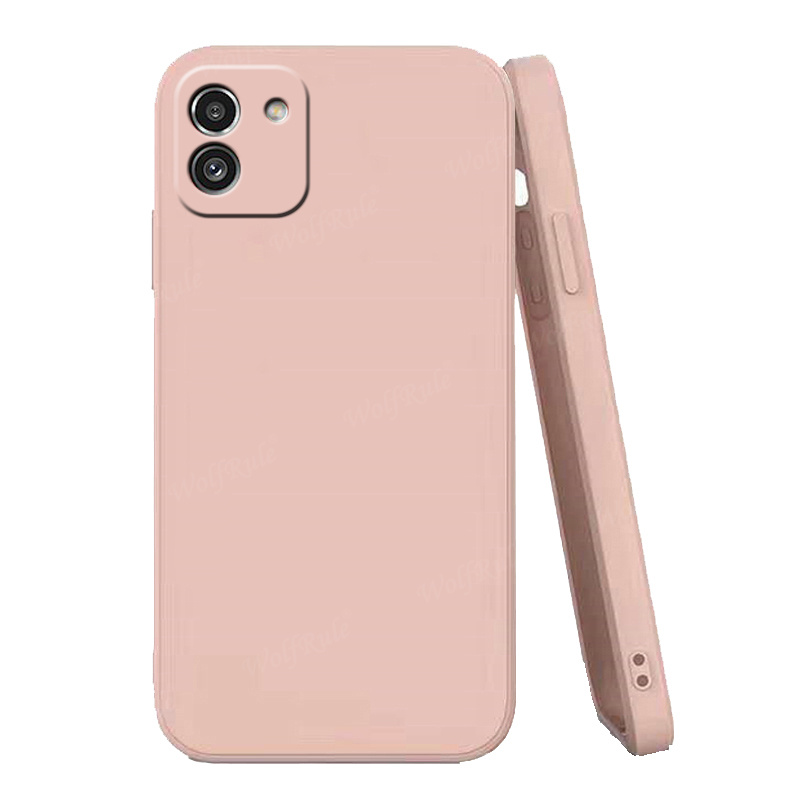 For Cover Samsung Galaxy A03 Case For Samsung A03 Capas ShockProof Phone Bumper TPU Soft Cover For Samsung A03 Core A 03 Fundas: For Samsung A03 / Light Pink