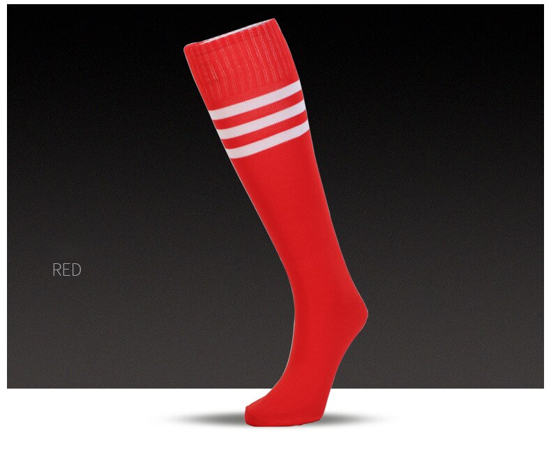 Męskie skarpety sportowe damskie pończochy pasiaste skarpety uciskowe długa piłka nożna nad podkolanówki Livraison gratiite Hurt: BF0117