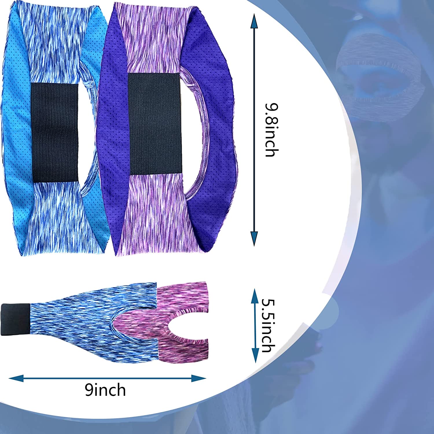 Augenmaske für meta oculus quest 2, schweißband, vr-brillenbezug, atmungsaktives virtual-reality-headset für quest 2 , htc vive zubehör