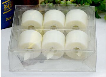 Paquet de 6 bougies chauffe-plat LED rouge ou blanc ménage vela led bougies sans flamme à piles: 6 pieces white