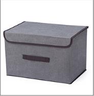 Bedroom Storage Box Clothes Storage Box with Lid Cosmetic Organizer Storage Box Foldable Debris Portable Dust-proof Storage Box: GY