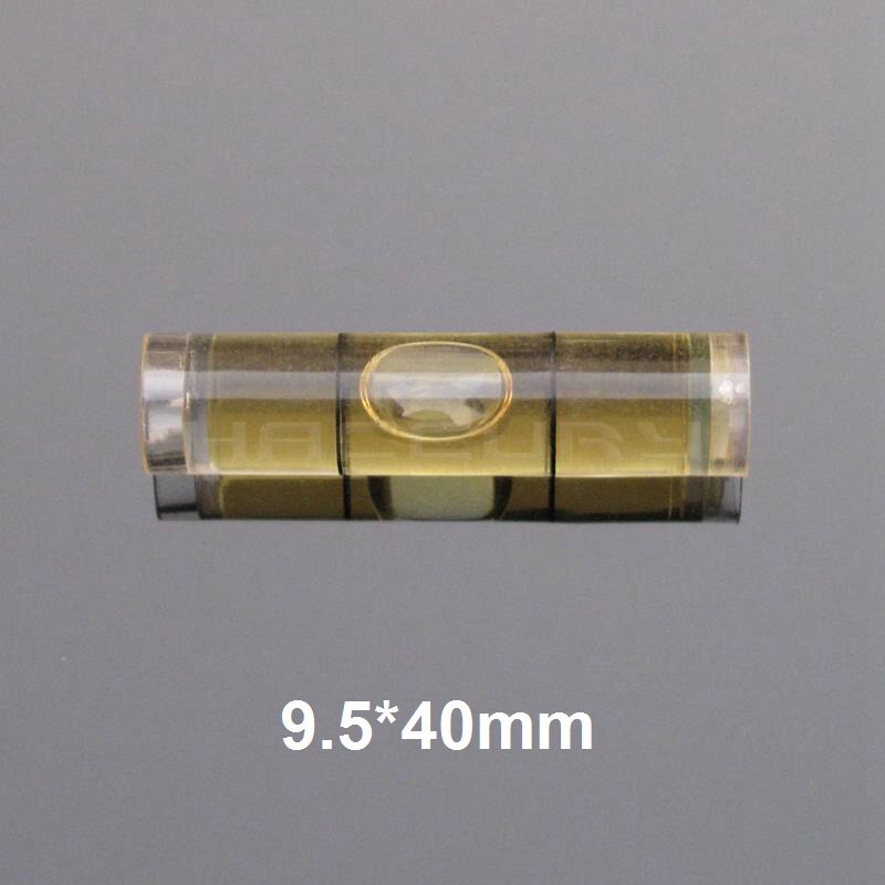 (100 Pieces/Lot) QASE Diameter 9mm Plastic Mini Spirit level Water level Indicator level measurement instrument