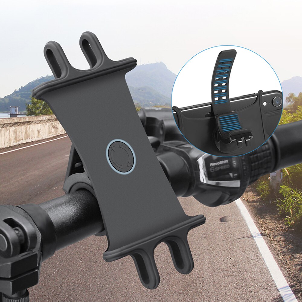 Fiets telefoonhouder fiets mobiele telefoon houder motorfiets ondersteuning mobiel voor xiaomi gsm houder fiets goedkoop: Verbeterde versie