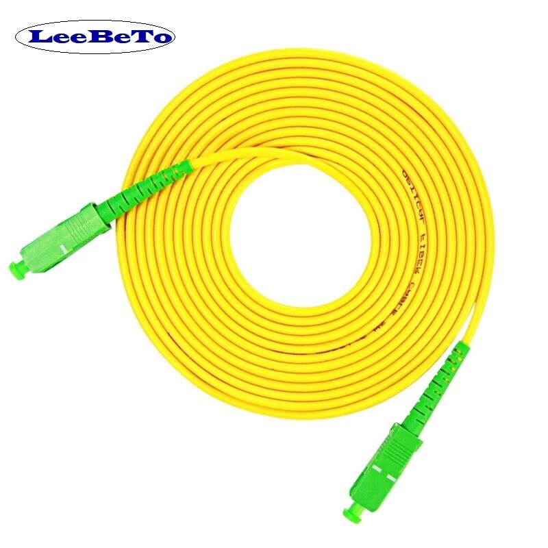 FC to FC SC to SC LC to LC ST to ST SC to SC Fiber Patch Cord Jumper Cable SM Simplex Single Mode Optic for Network 3m 5m 10m