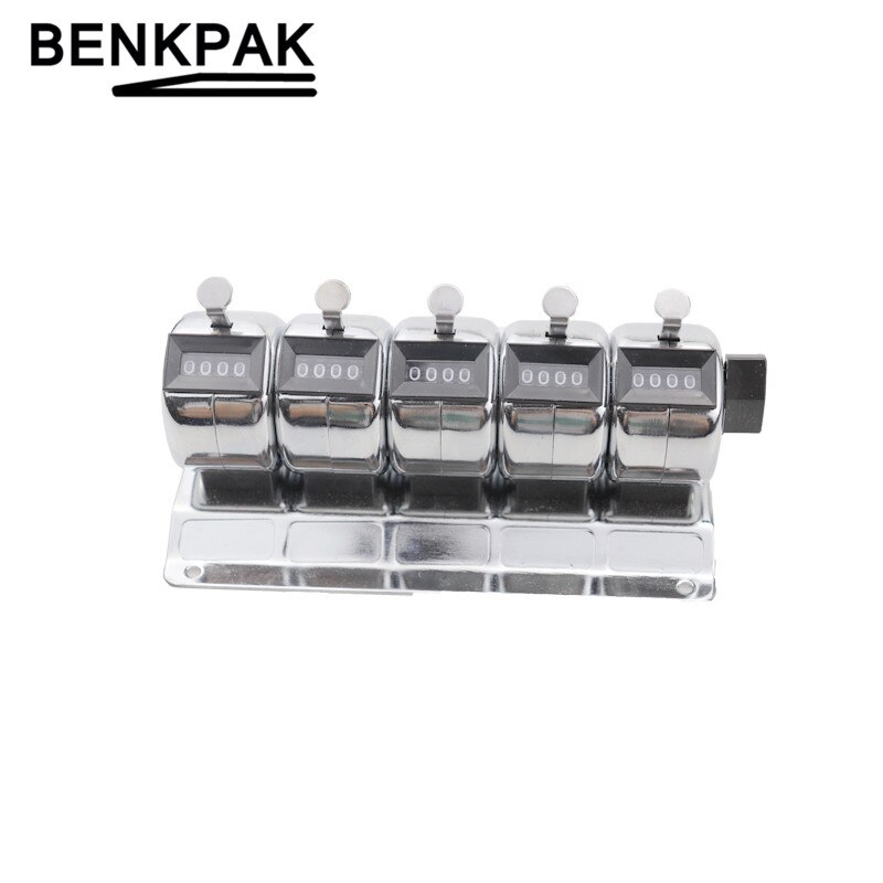 5/6 conjoined Metal Hand Tally Counter 4 Digit for laboratory hospital laboratory