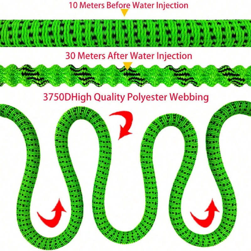 25FT-125FT Telescopic Garden Watering Hose, High-Pressure Adjustable Nozzle, Garden Irrigation Cleaning Tool