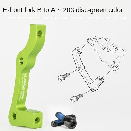 Bicycle Mountain Bike Disc Brake Transition Socket 160 Bicycle 180 203 Disc Fork Rear Brake Transition Socket: P
