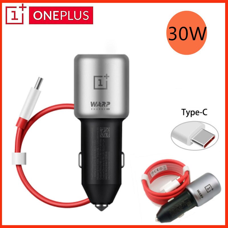 Original oneplus warp charge 30w billaddare 5v/6a 6a usb typ c kabel one plus 8 pro 7t pro 7 pro 7 6t 6 5t 5 3t 3