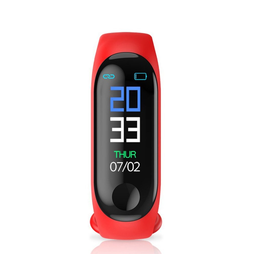 M3 Smart Fitness Bracelet Band With Measuring Pressure Pulse Meter Sport Activity Tracker Watch Wristband