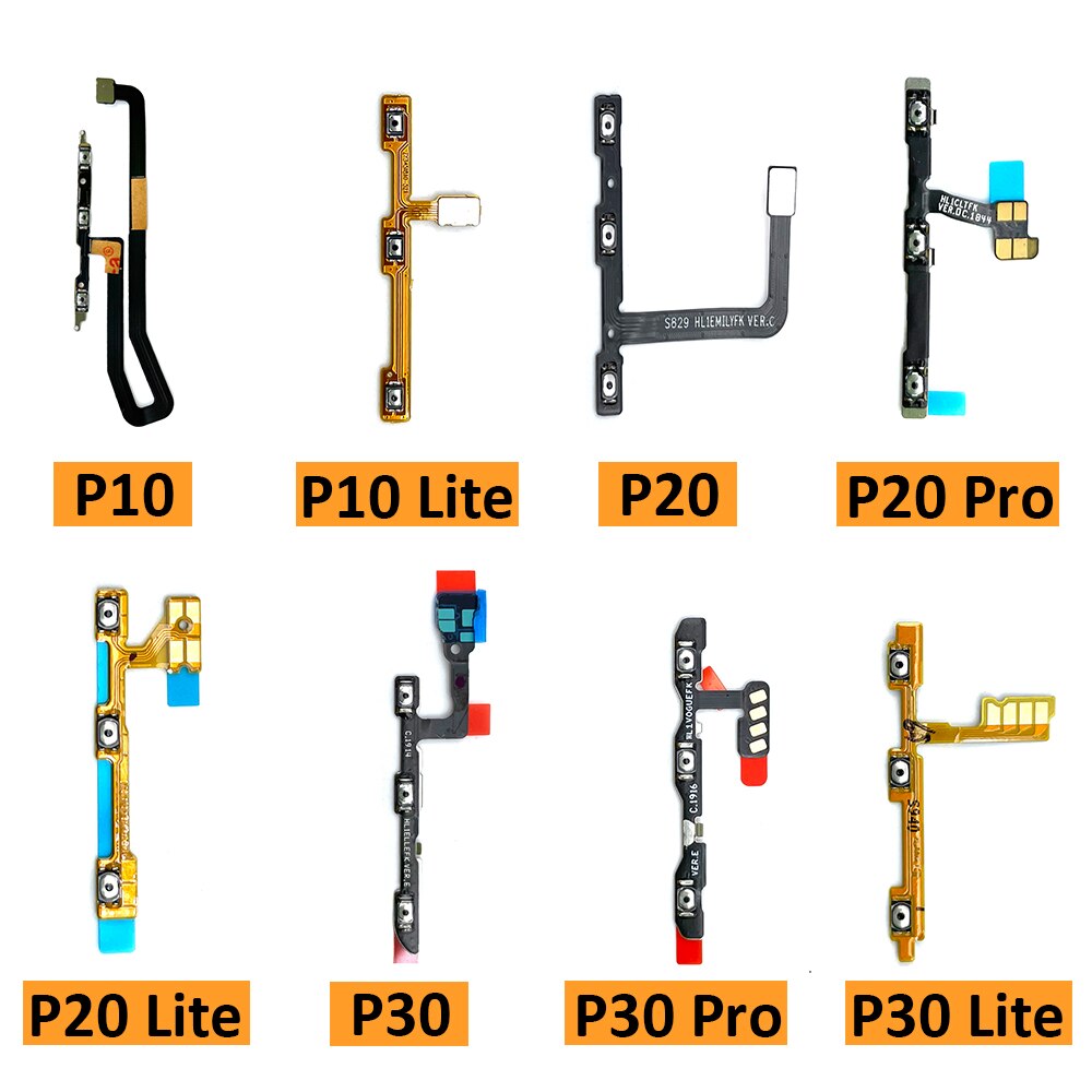 Nuovo accensione Off tasto laterale tasto Volume pulsante Flex cavo a nastro per Huawei P10 P20 P30 P40 Lite Pro P40 Lite 5G P40 Lite E