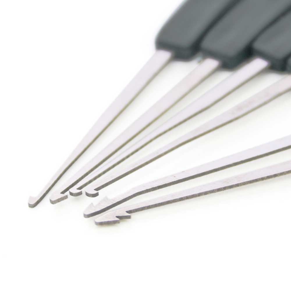 10pc/- delige set roestvrijstalen lockpicksets, slotenmakersgereedschap, slotpen, gebroken sleutel, sleutelverwijderaar, haken, slot, slotenmakersgereedschap