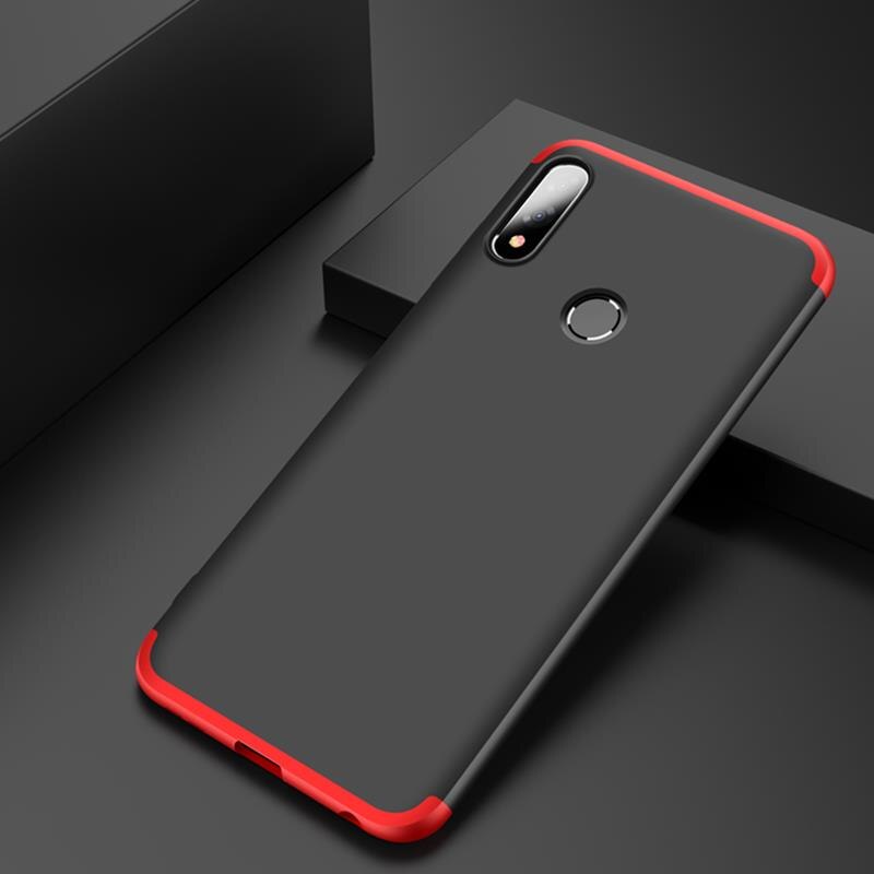 Luxe 360 volledige beschermings-proof armor hybride anti-klop harde pc-hoes voor asus zenfone max pro  (m1) zb601kl zb602kl- hoes