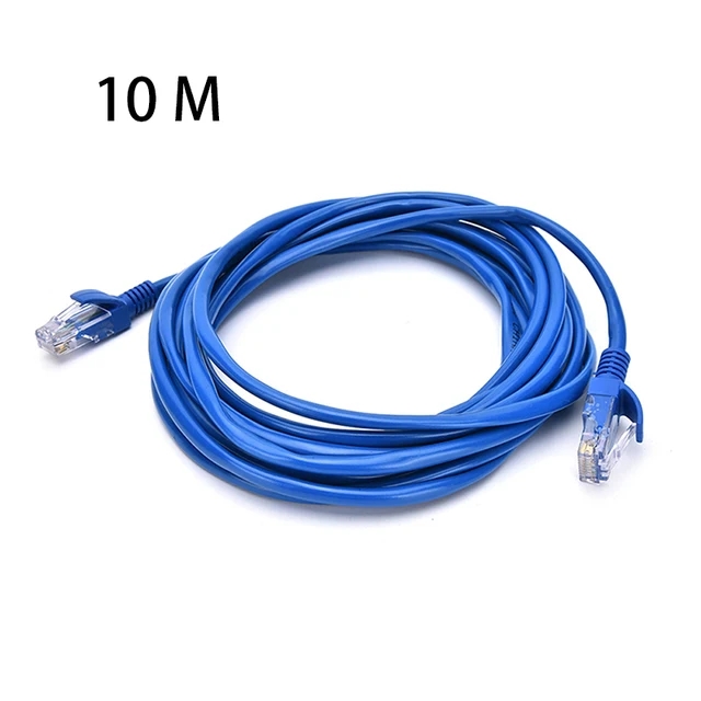 Cable de red Ethernet Cat5e, parche RJ45, cables LAN impermeables para exteriores, para sistema de cámara IP CCTV POE: Multicolor